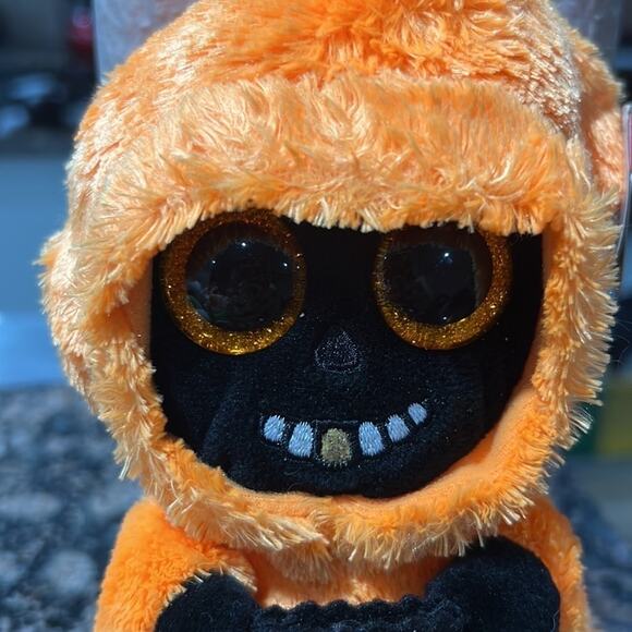 Ty Beanie Boo's Collection Grinner the Halloween Ghoul 7 inch NWT Stuffed Animal - Picture 2 of 7